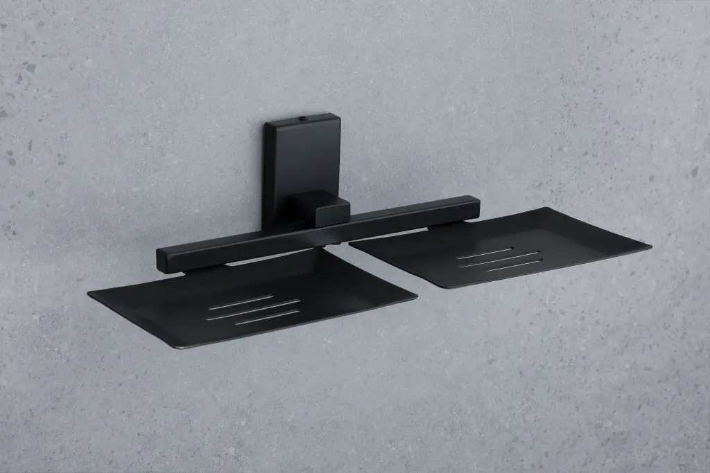 Dual Wall-Mounted Soap Dish